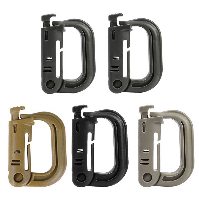 Carabiner Locking D - 5 adet Grimloc Molle karabina D