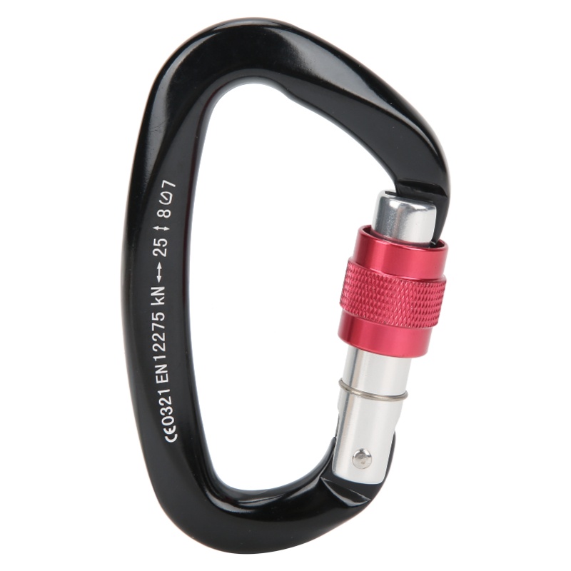 Carabiner Locking D - Dağcılık D Kilitli Karabina Klipsleri, Tırmanış