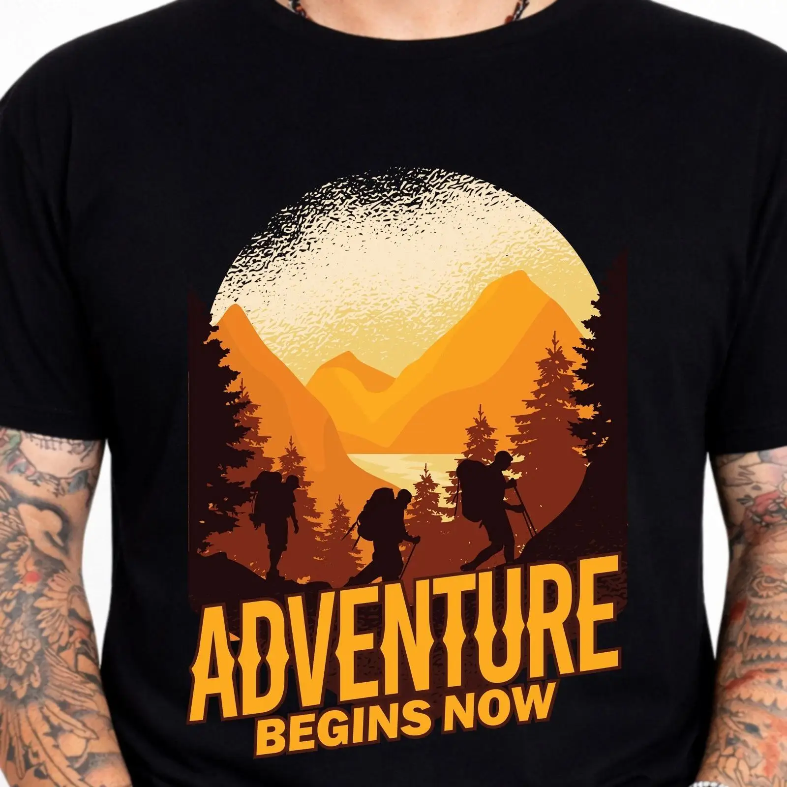 Outdoor Adventure Images - Macera Şimdi Başlıyor Tişörtü Doğa Yürüyüşü