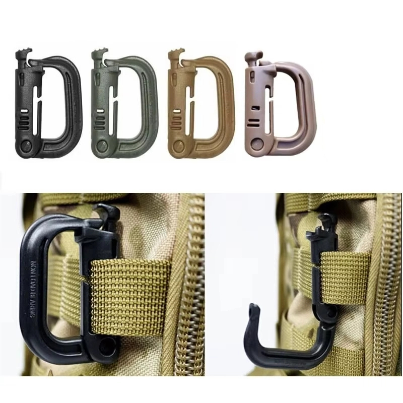 Carabiner Locking D - 2 Adet MOLLE Karabina Taktik D