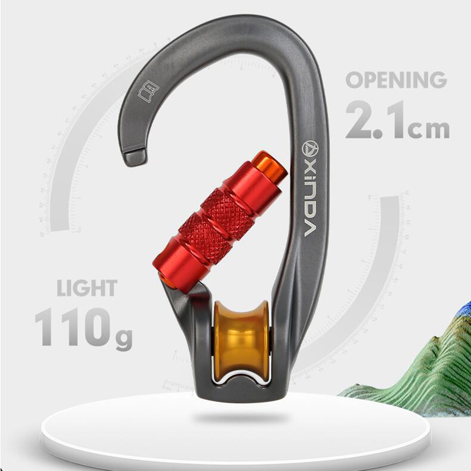 Kilitleme karabina dağcılık ek - Carabiner Locking D incelemesi ve fiyatı