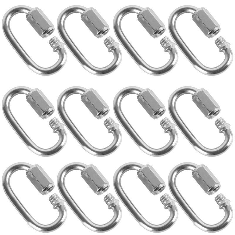 12 Adet Hızlı Bağlantı 4MM Pas - Carabiner Locking D incelemesi ve fiyatı