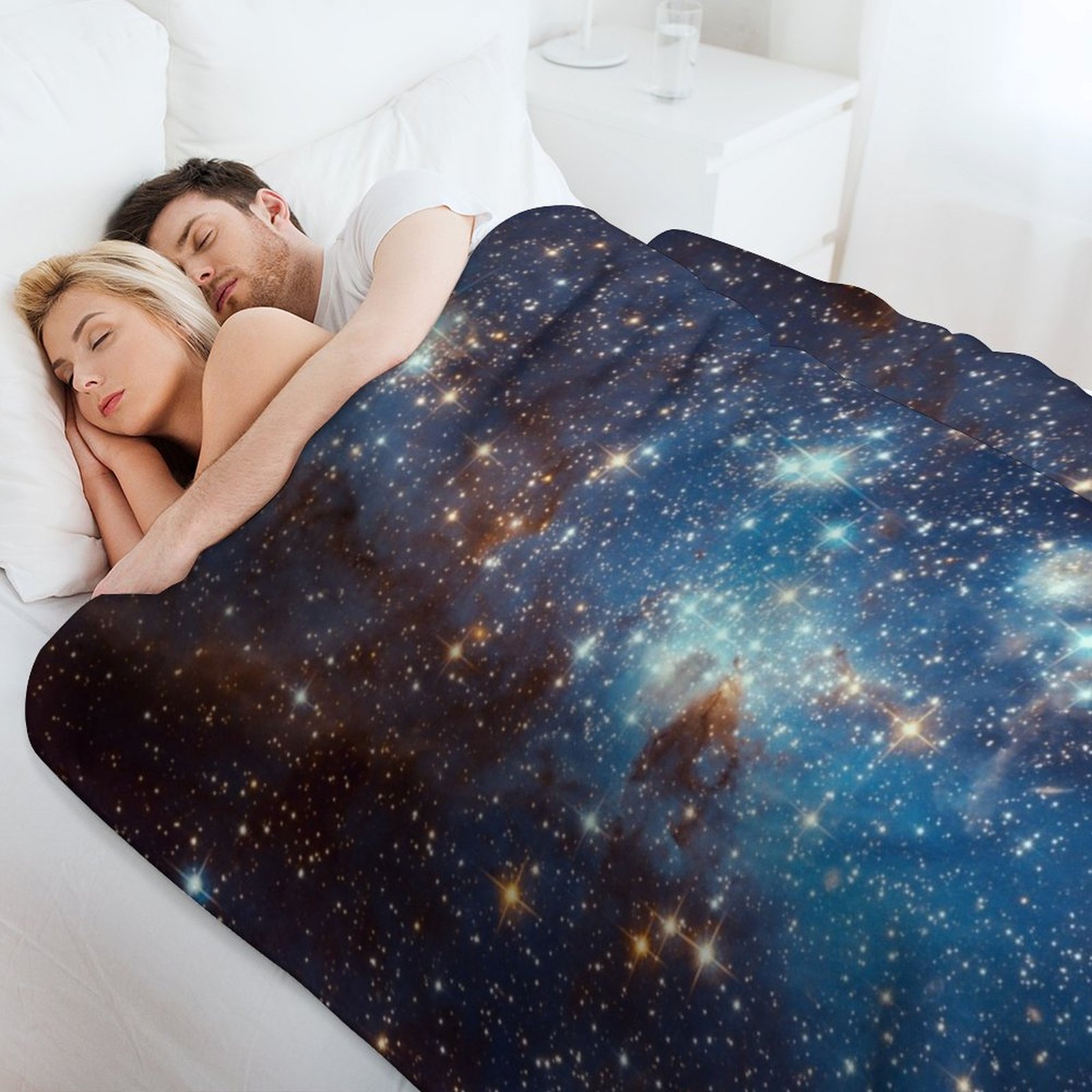 Mavi Nebula Yıldızları Uzay De - Space Blanket Heavy incelemesi ve fiyatı