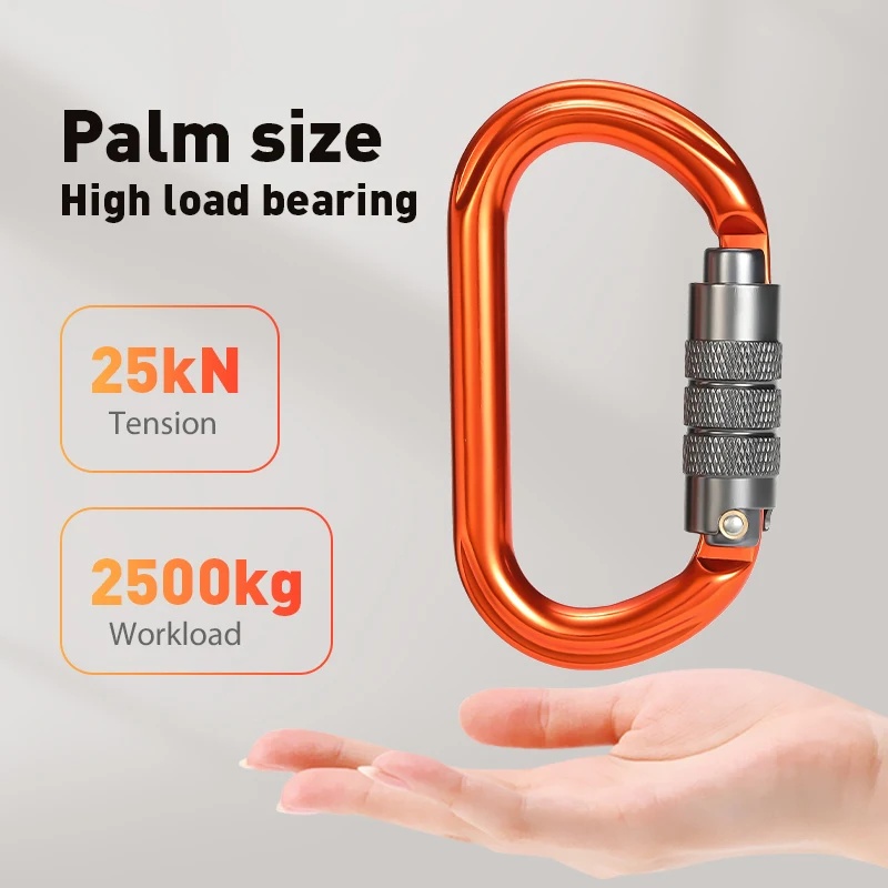 Vidalı Kilit Karabina D-Şekill - Carabiner Locking D incelemesi ve fiyatı