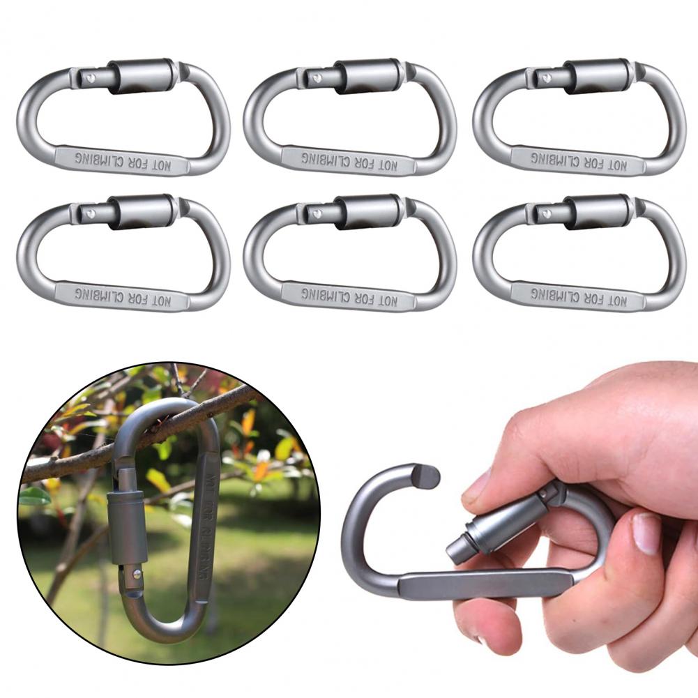 Mini Karabina Klipsleri 6 adet - Carabiner Locking D incelemesi ve fiyatı