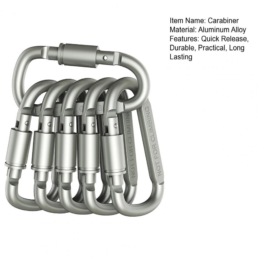 Mini Karabina Klipsleri 6 adet - Carabiner Locking D incelemesi ve fiyatı