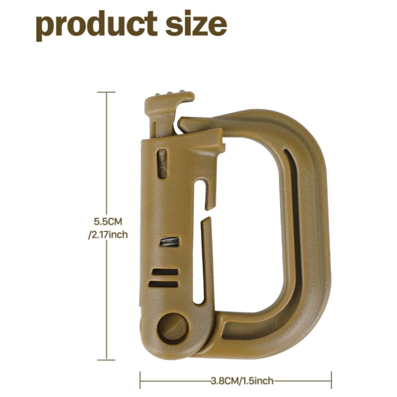 5 adet Grimloc Molle karabina  - Carabiner Locking D incelemesi ve fiyatı