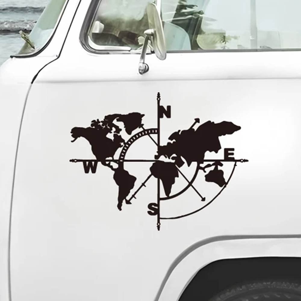 Pusula Dünya Haritası Vinil Çı - Outdoor Adventure Jeep incelemesi ve fiyatı
