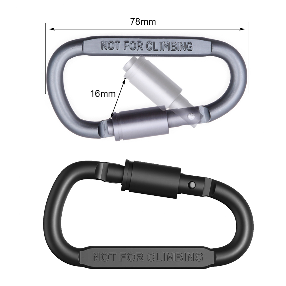 D-halkalı kilitleme karabina k - Carabiner Locking D incelemesi ve fiyatı