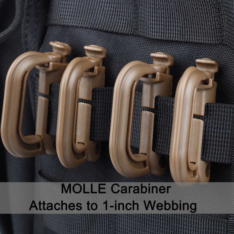 5 adet Plastik D-Ring Taktik S - Carabiner Locking D incelemesi ve fiyatı