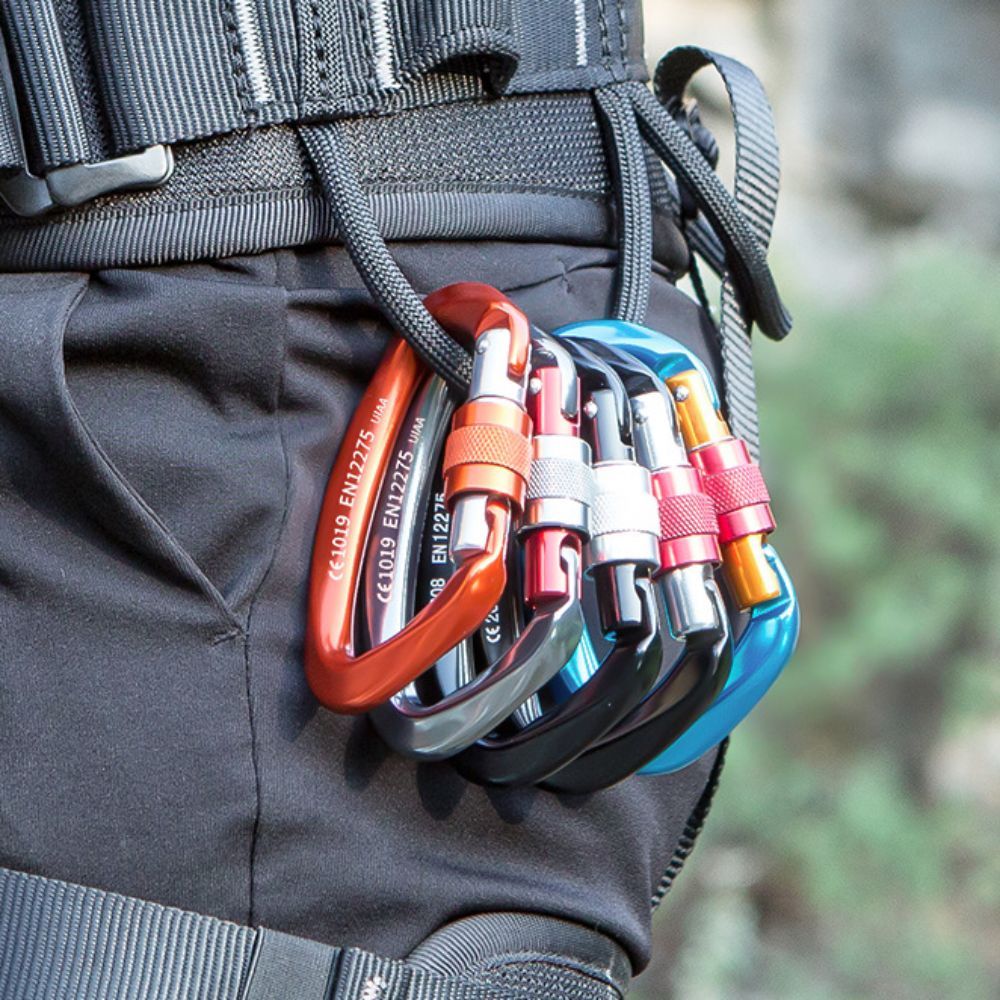 D-şekilli 25KN Tırmanma Karabi - Carabiner Locking D incelemesi ve fiyatı