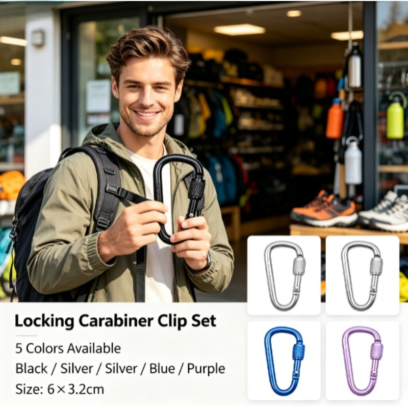 Alüminyum Alaşımlı D Şekilli K - Carabiner Locking D incelemesi ve fiyatı