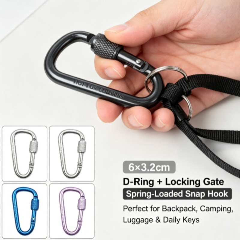 Alüminyum Alaşımlı D Şekilli K - Carabiner Locking D incelemesi ve fiyatı