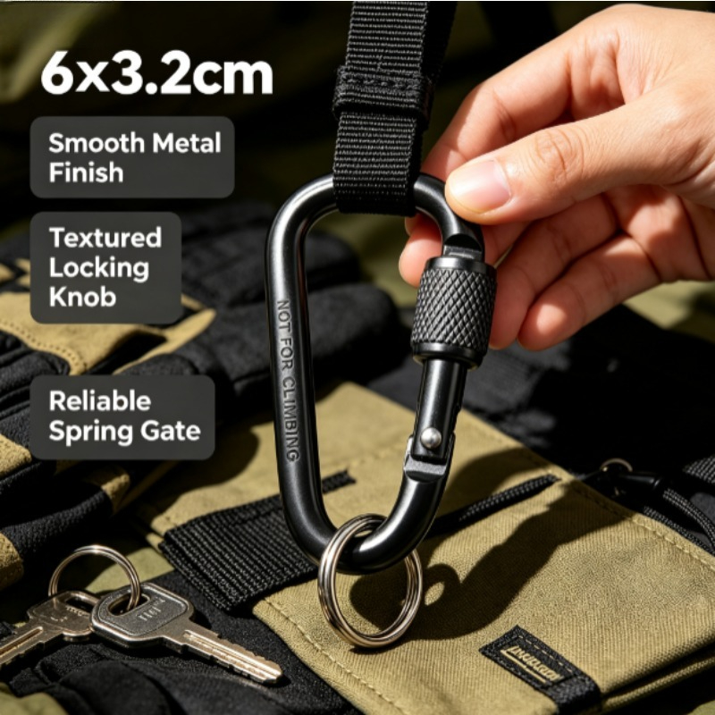Alüminyum Alaşımlı D Şekilli K - Carabiner Locking D incelemesi ve fiyatı